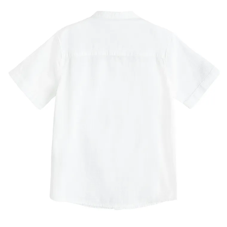 Cool Club, Camasa cu maneca scurta pentru baieti, regular, alb