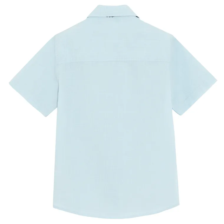 Cool Club, Camasa cu maneca scurta pentru baieti, regular, Papion, albastru