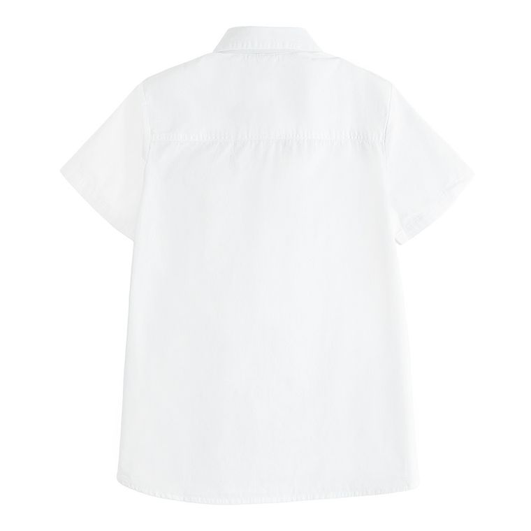 Cool Club, Camasa cu maneca scurta pentru fete, alb