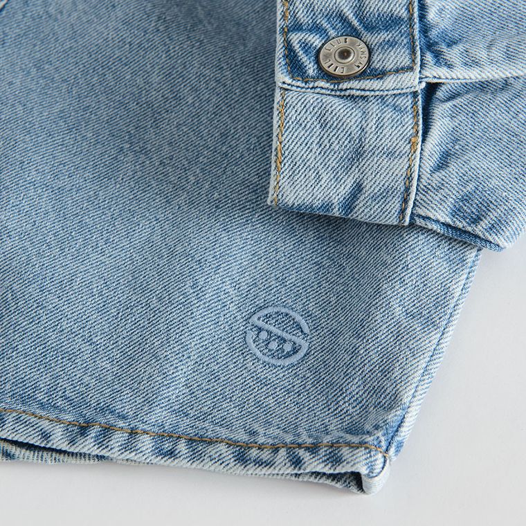 Cool Club, Camasa de blugi cu maneca lunga pentru baieti, oversize, denim