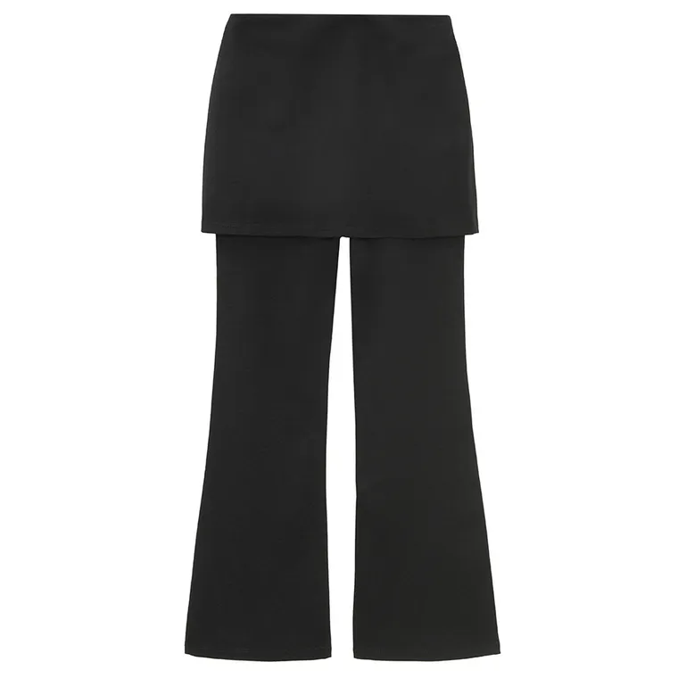 Cool Club, Colanti cu fusta pentru fete, evazati, negru