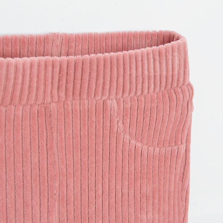 Cool Club, Colanti pentru fete, evazati, velur, roz