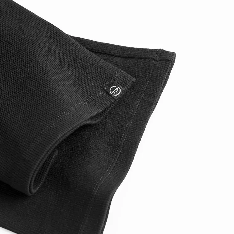 Cool Club, Colanti pentru fete, flare, din tricot striat, negru