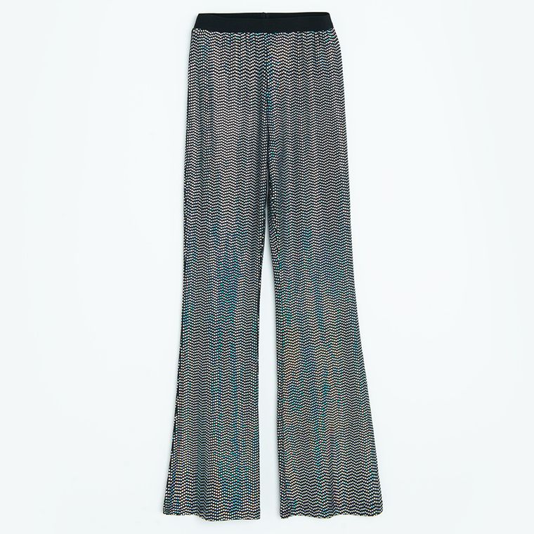 Cool Club, Colanti pentru fete, flare, negru holo