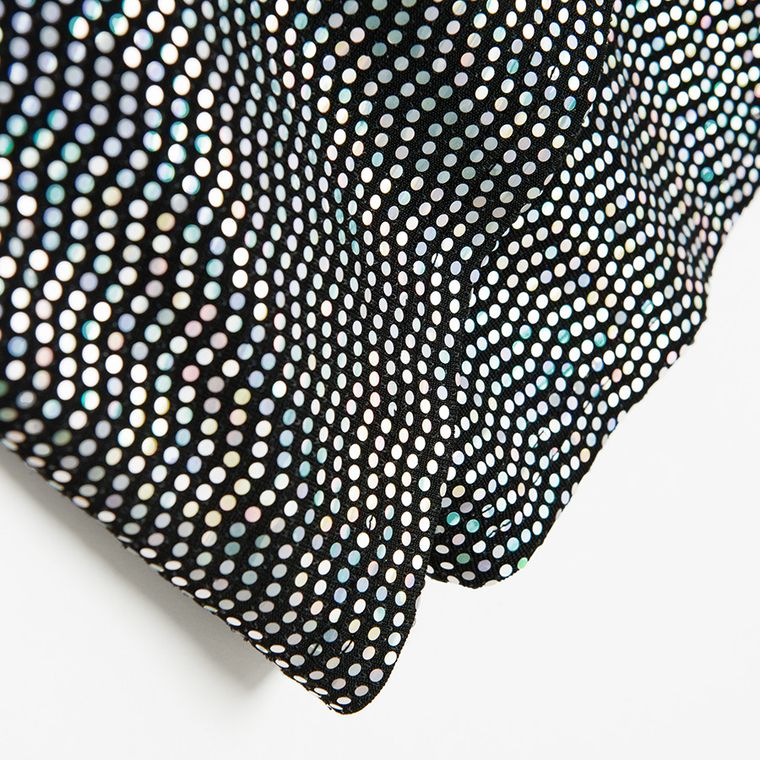 Cool Club, Colanti pentru fete, flare, negru holo