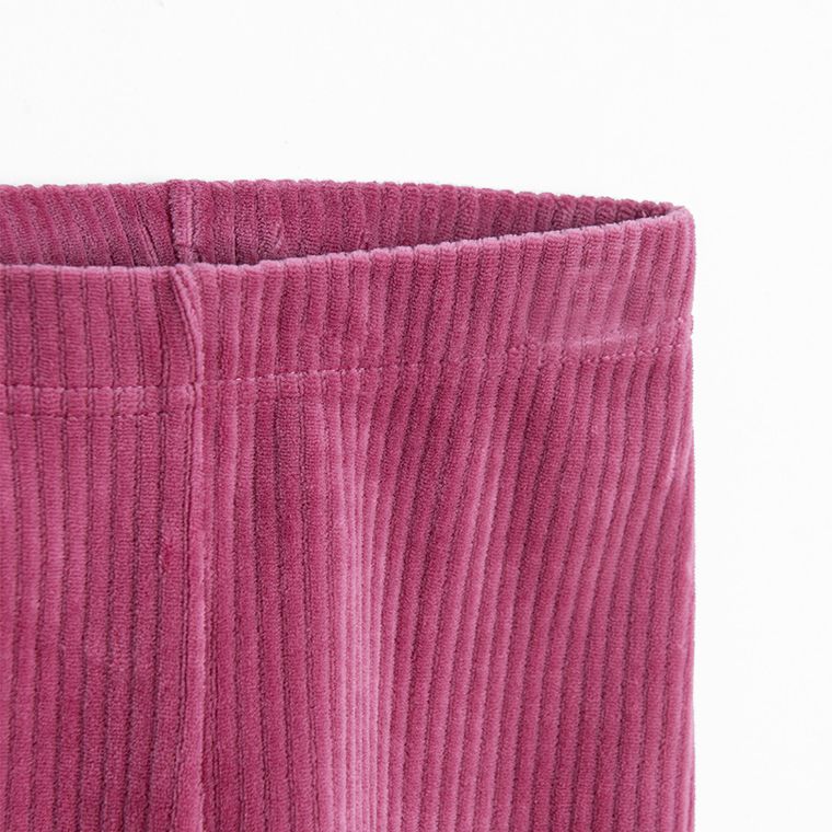 Cool Club, Colanti pentru fete, flare, velur, roz inchis