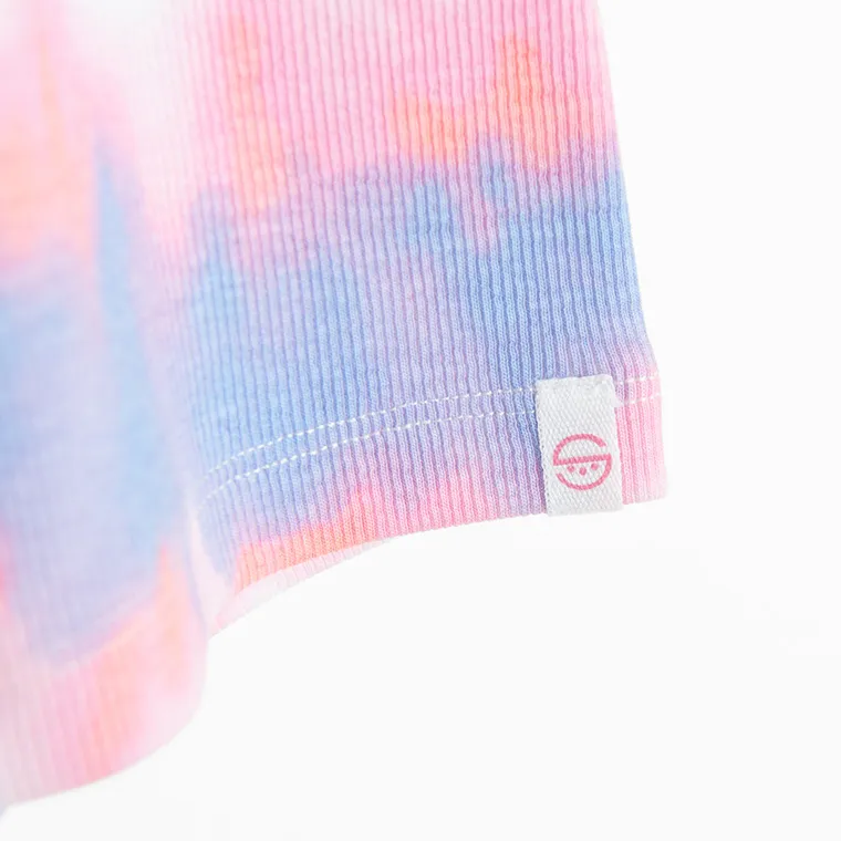 Cool Club, Colanti scurti pentru fete, din tricot striat, mix