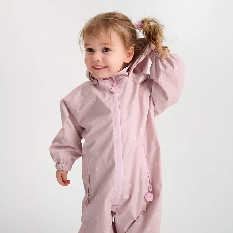 Cool Club, Combinezon impermeabil cu gluga pentru fete, roz