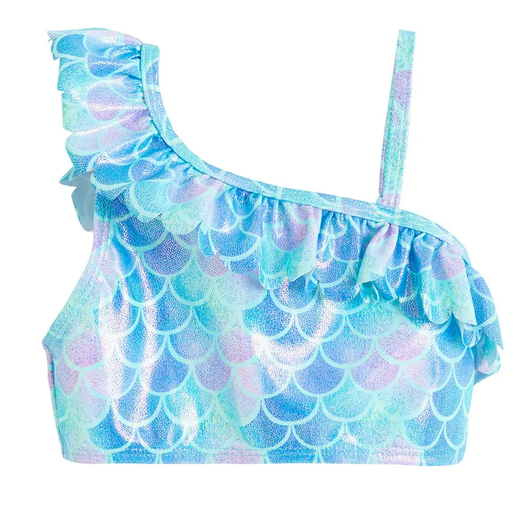 Cool Club, Costum de baie din doua piese pentru fete, albastru