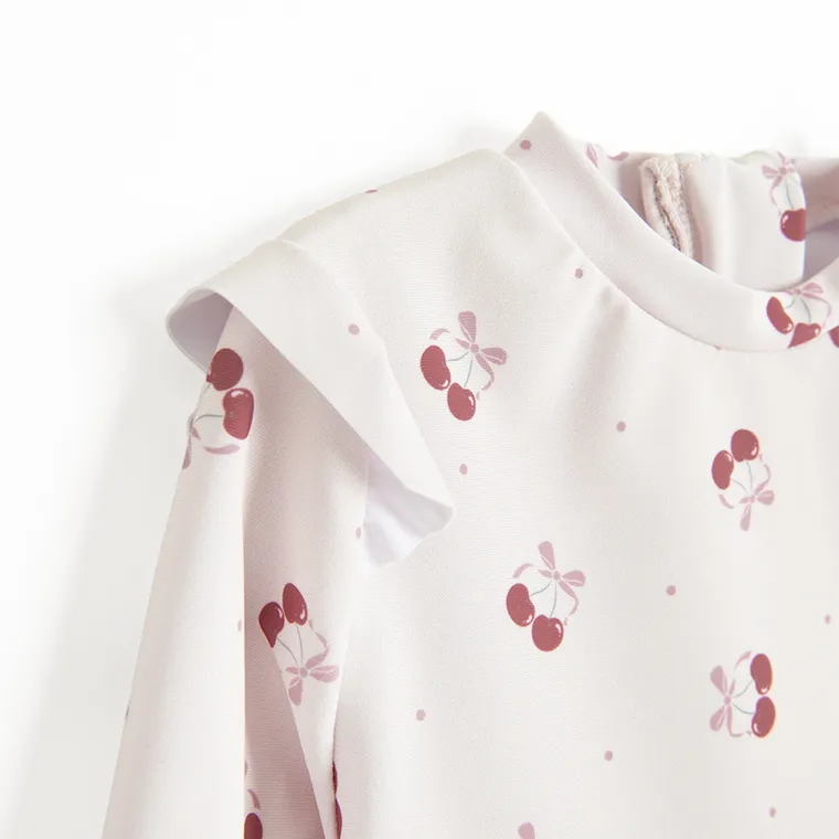 Cool Club, Costum de baie din doua piese pentru fete, Palarie, UV 50, roz