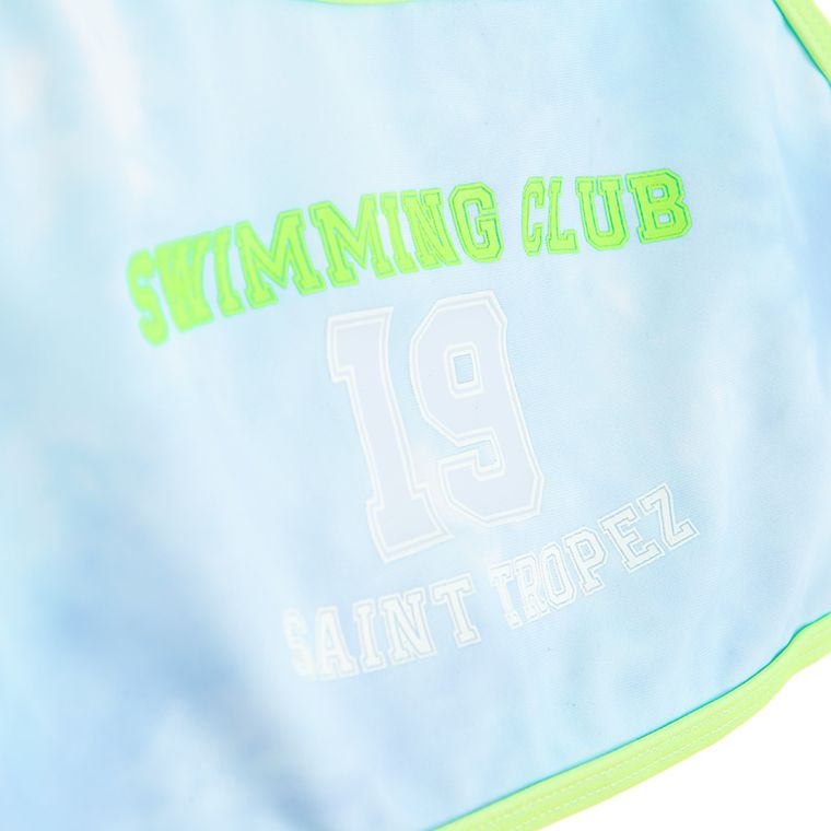 Cool Club, Costum de baie din doua piese pentru fete, UV 50, albastru