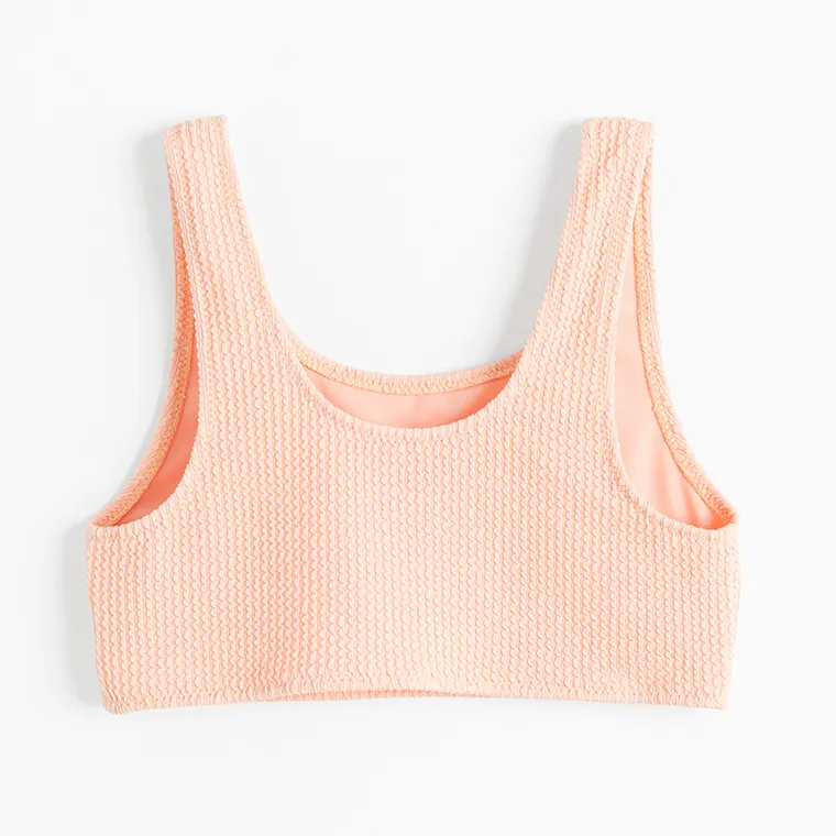 Cool Club, Costum de baie din doua piese pentru fete, UV 50, piersica