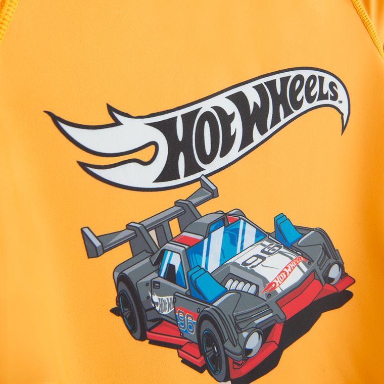 Cool Club, Costum de baie pentru baieti, UV 50, mix, imprimeu Hot Wheels