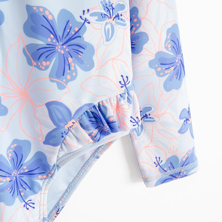 Cool Club, Costum de baie pentru fete, UV 50, albastru