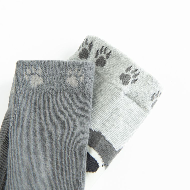 Cool Club, Dresuri cu talpa antiderapanta pentru baieti, gri, set, 2 buc.