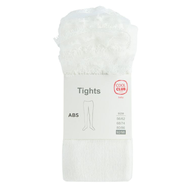 Cool Club, Dresuri cu talpa antiderapanta pentru fete, alb