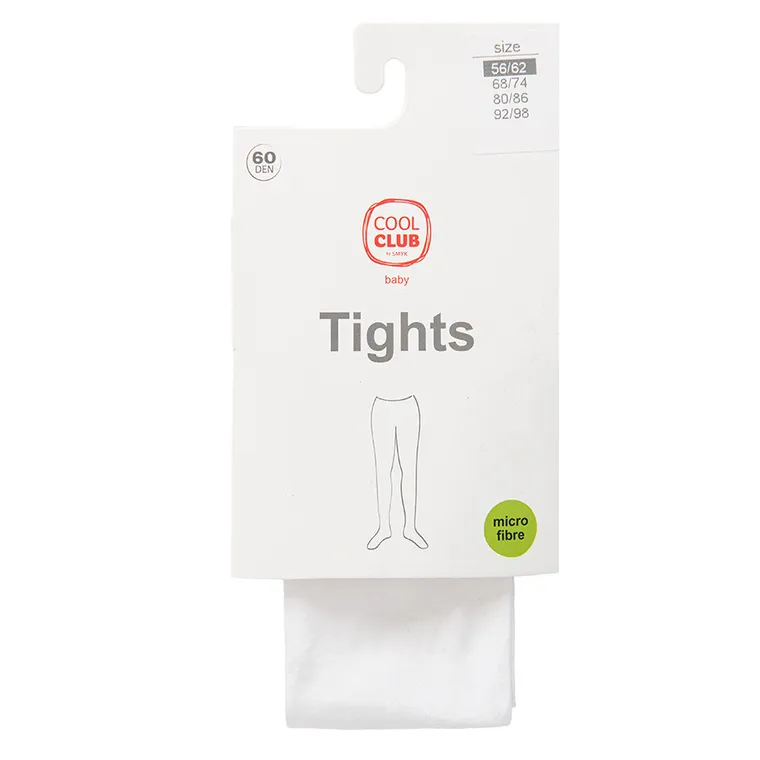 Cool Club, Dresuri pentru fete, 60 DEN, alb