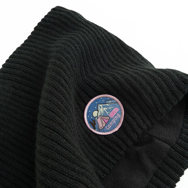 Cool Club, Fular circular pentru fete, negru