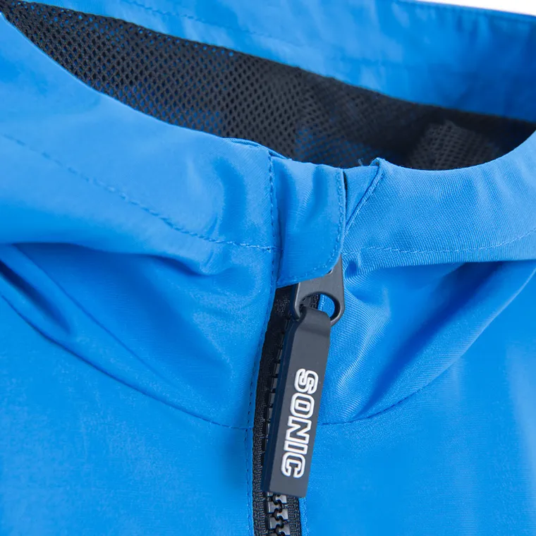 Cool Club, Geaca cu gluga pentru baieti, albastru, imprimeu Sonic the Hedgehog