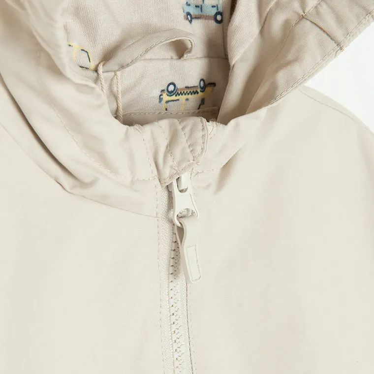 Cool Club, Geaca cu gluga pentru baieti, bej