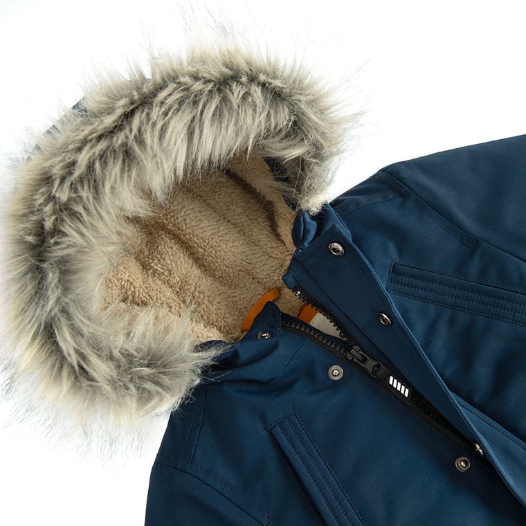 Cool Club, Geaca cu gluga pentru baieti, calduroasa, bleumarin