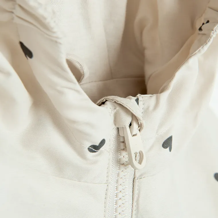 Cool Club, Geaca cu gluga pentru fete, alb