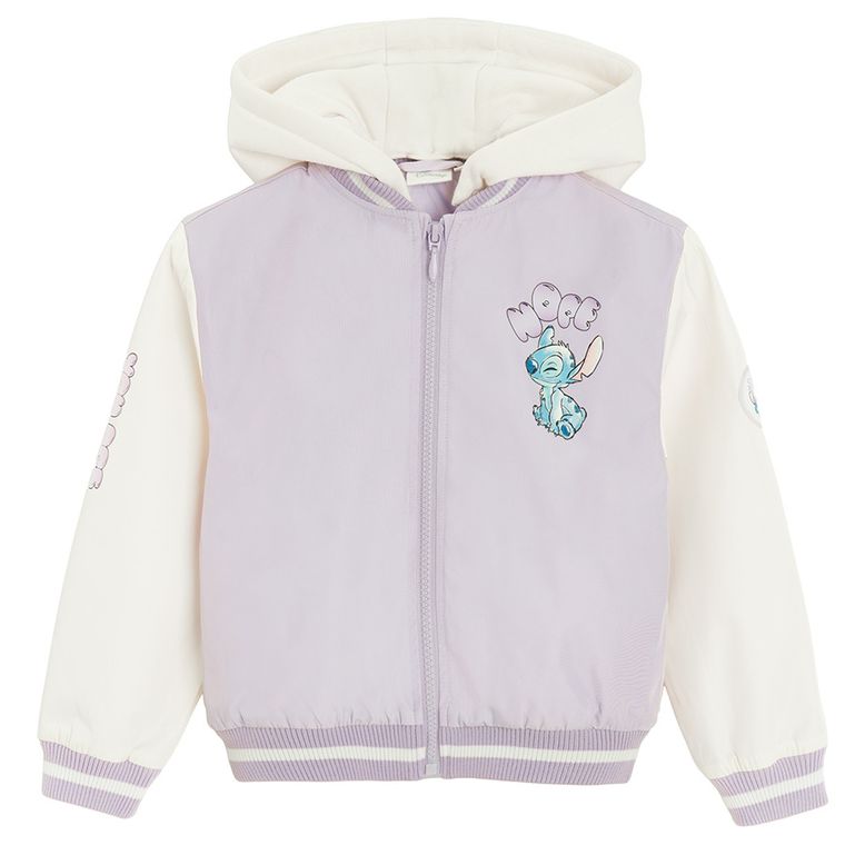 Cool Club, Geaca cu gluga pentru fete, mix, imprimeu Lilo si Stitch
