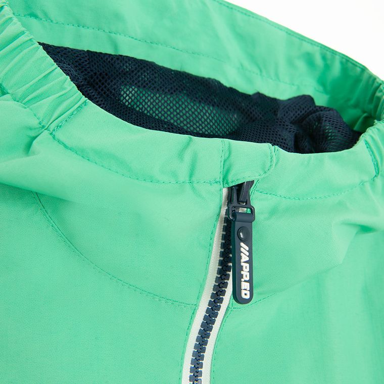 Cool Club, Geaca de ploaie cu gluga pentru baieti, verde