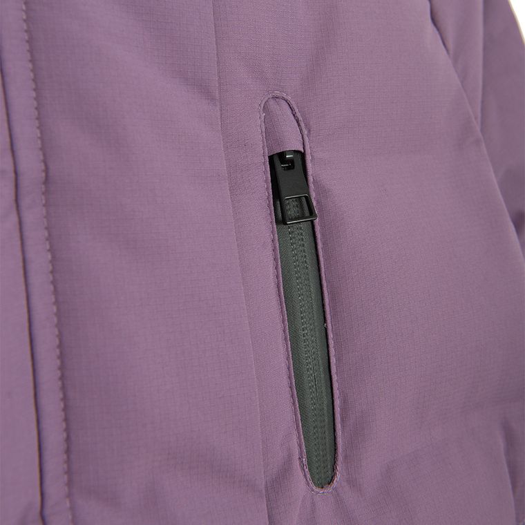 Cool Club, Geaca lunga cu gluga pentru fete, calduroasa, violet