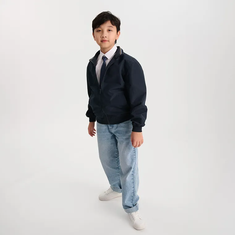 Cool Club, Geaca pentru baieti, oversize, bleumarin