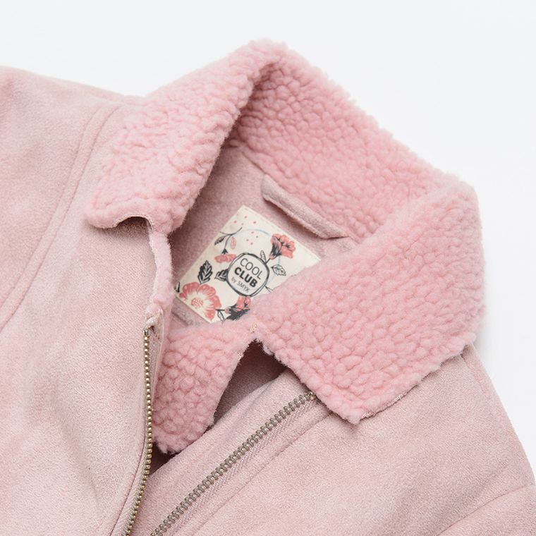 Cool Club, Geaca tip cojoc pentru fete, culoare roz