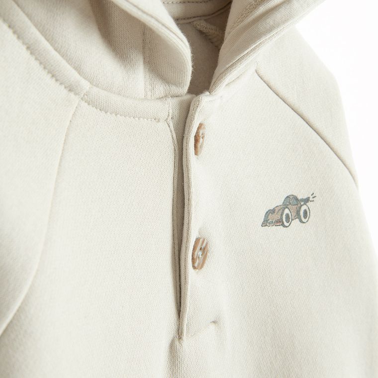 Cool Club, Hanorac cu gluga pentru baieti, bej