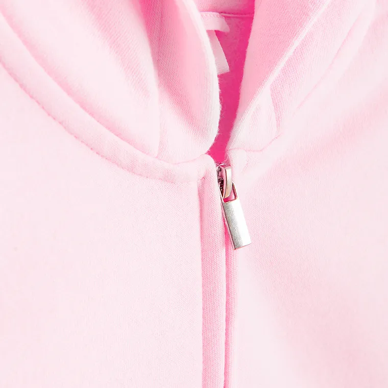 Cool Club, Hanorac cu gluga pentru fete, cu fermoar, cu fermoar, roz