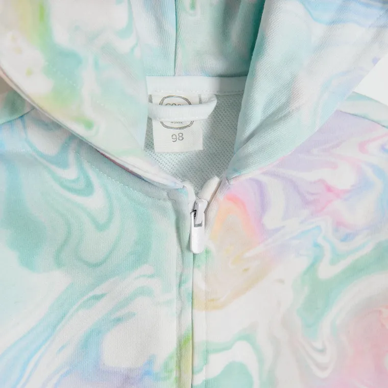 Cool Club, Hanorac cu gluga pentru fete, cu fermoar, mix