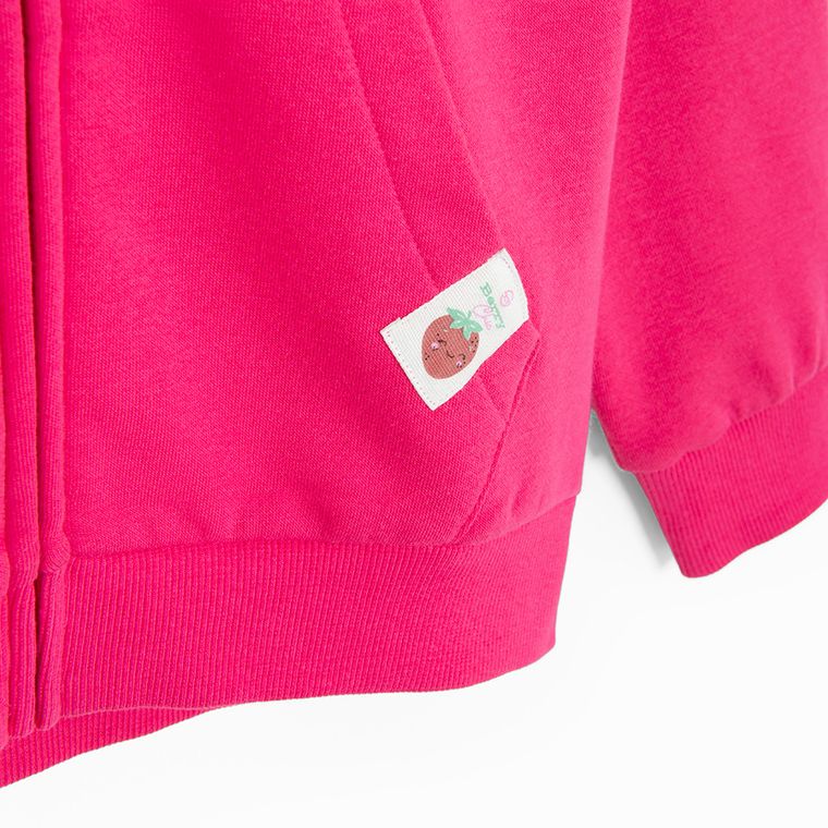 Cool Club, Hanorac cu gluga pentru fete, cu fermoar, roz