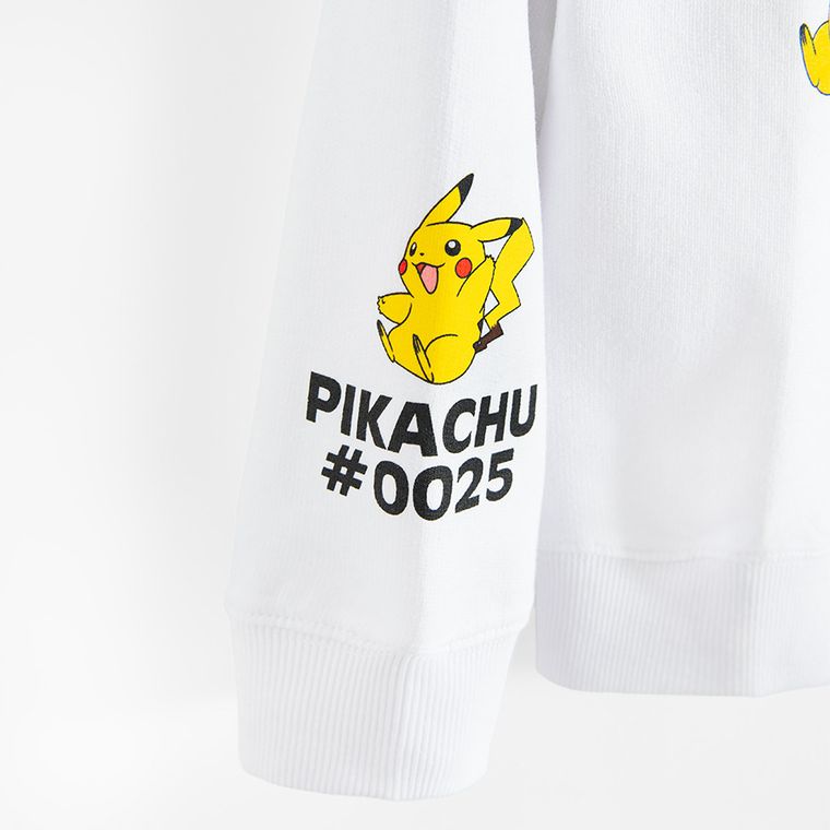 Cool Club, Hanorac pentru baieti, alb, imprimeu Pokemon