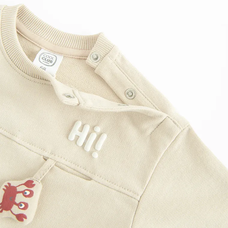 Cool Club, Hanorac pentru baieti, bej