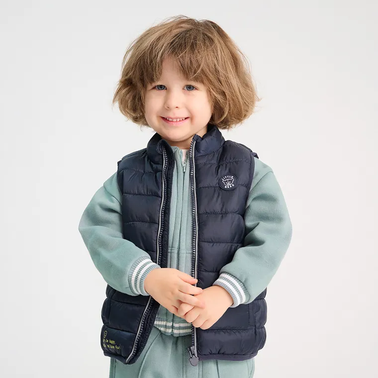 Cool Club, Hanorac pentru baieti, cu fermoar, albastru