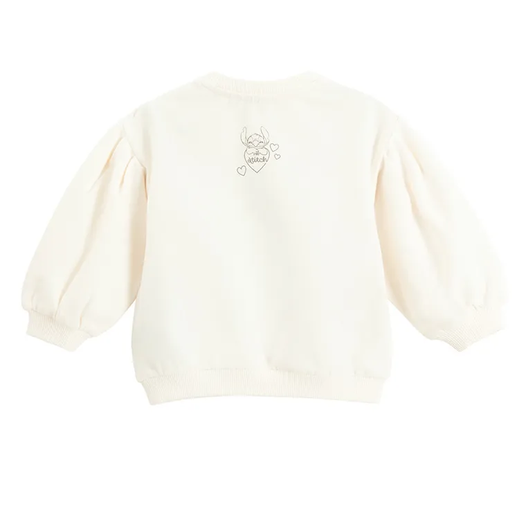 Cool Club, Hanorac pentru fete, alb, imprimeu Lilo si Stitch