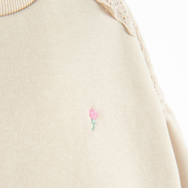 Cool Club, Hanorac pentru fete, calduros, bej