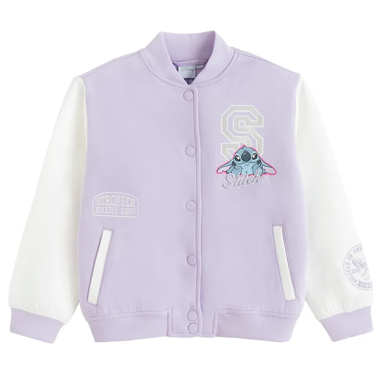 Cool Club, Hanorac pentru fete, cu capse, mix, imprimeu Lilo si Stitch