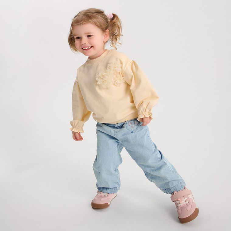 Cool Club, Hanorac pentru fete, galben deschis