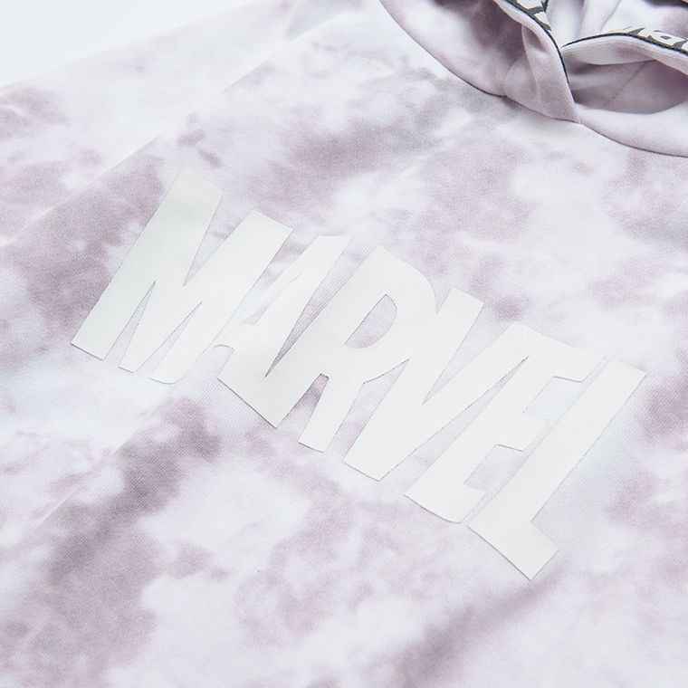 Cool Club, Hanorac pentru fete, mix, tie dye, imprimeu Marvel Super Heroes