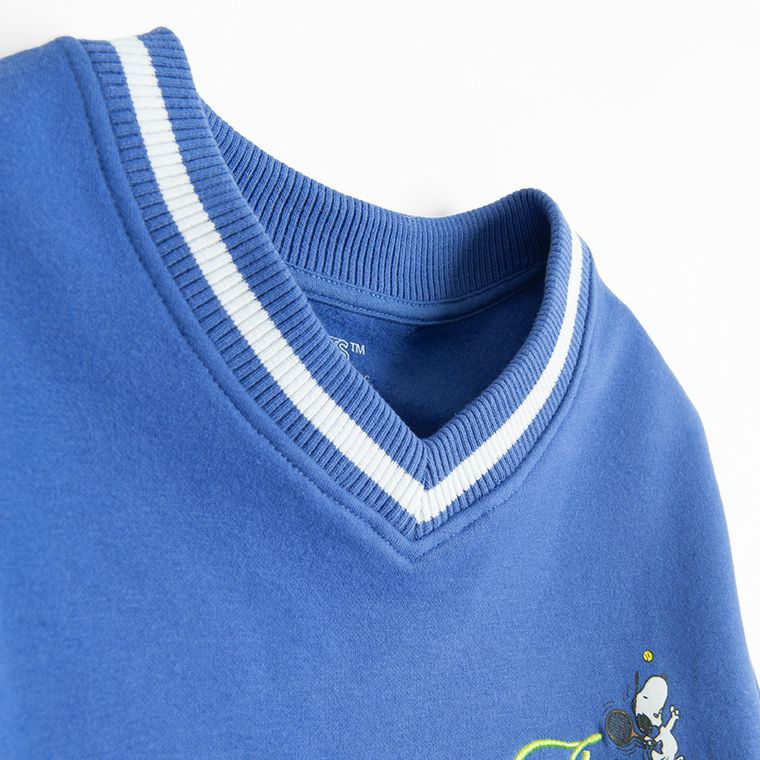 Cool Club, Hanorac pentru fete, oversize, calduros, albastru, Peanuts