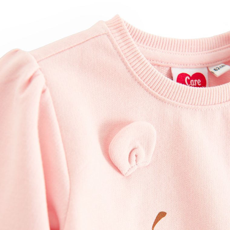 Cool Club, Hanorac pentru fete, roz, imprimeu Care Bears