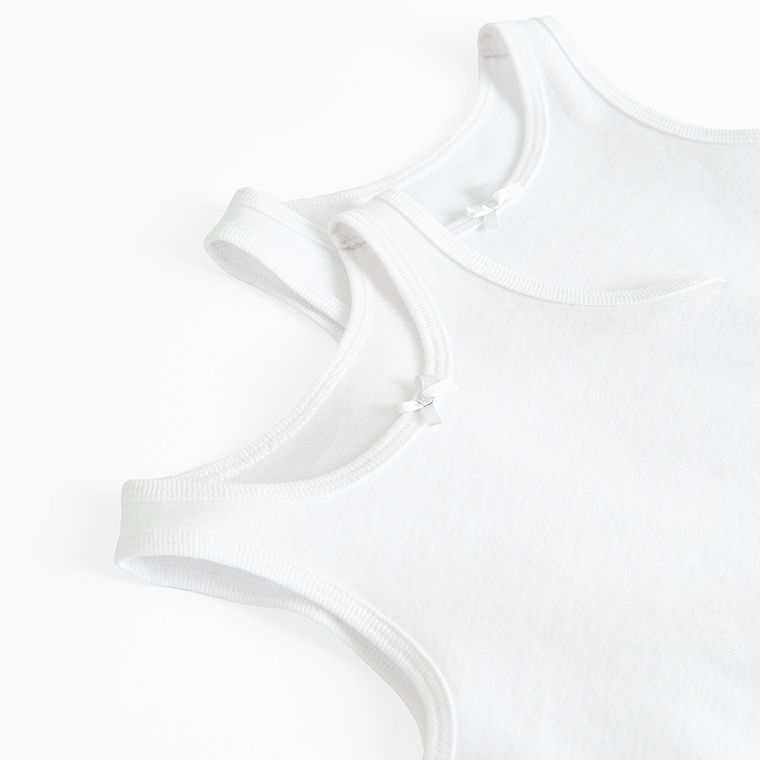 Cool Club, Maiou pentru fete, alb, set, 2 buc.