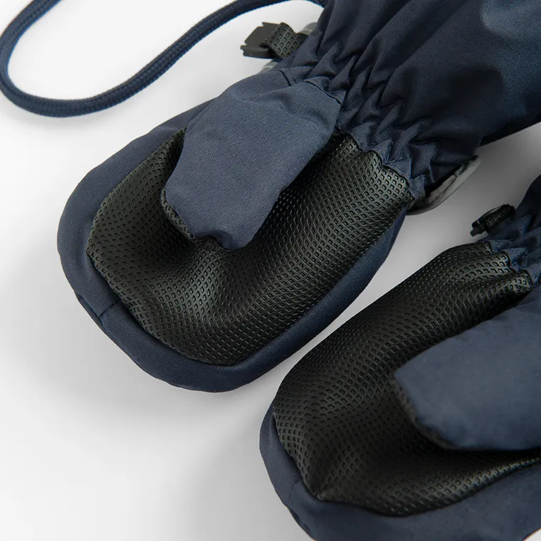 Cool Club, Manusi de schi pentru baieti, cu snur, bleumarin, imprimeu Paw Patrol