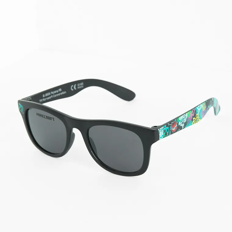 Cool Club, Ochelari de soare pentru baieti, Cutie de ochelari, mix, imprimeu Minecraft