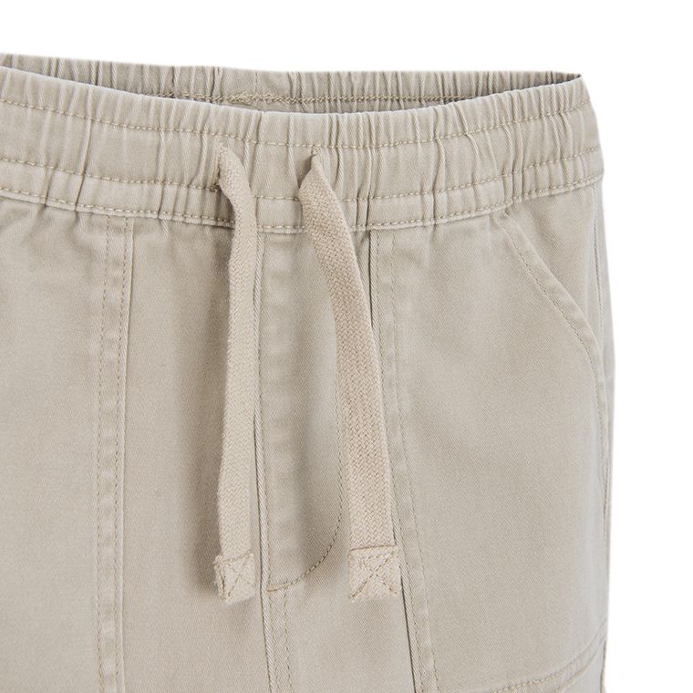Cool Club, Pantaloni din material textil pentru baieti, bej