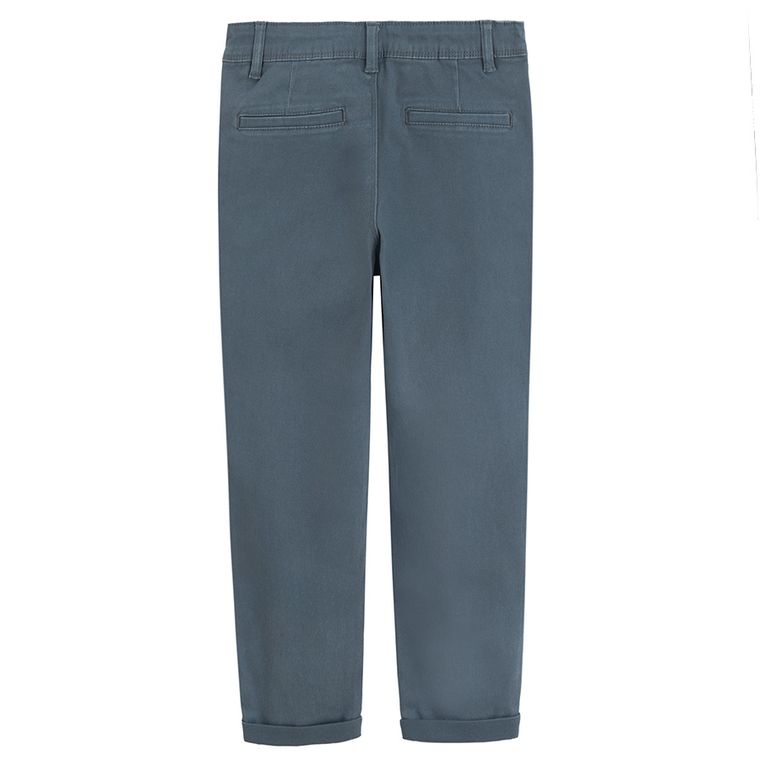 Cool Club, Pantaloni din material textil pentru baieti, chino, albastru